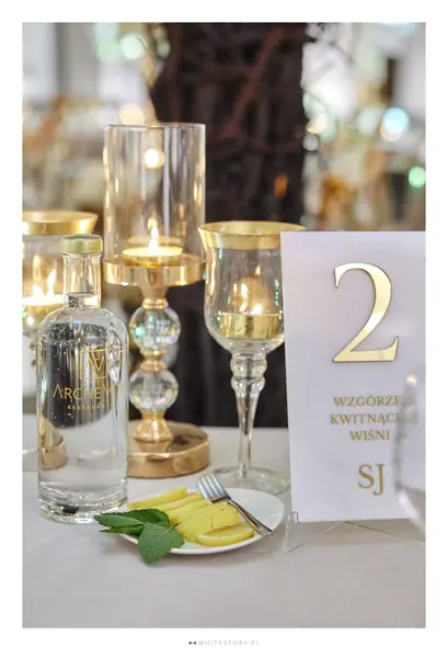 Nakrycie stołu weselnego — Wedding Design