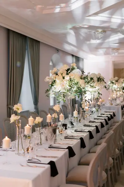 Nakrycie stołu weselnego — Wedding Design