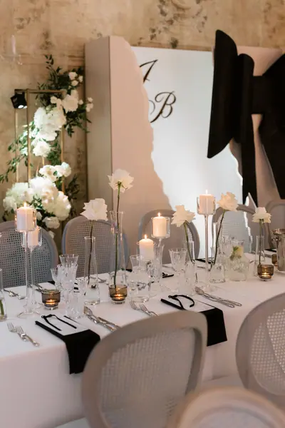 Nakrycie stołu weselnego — Wedding Design